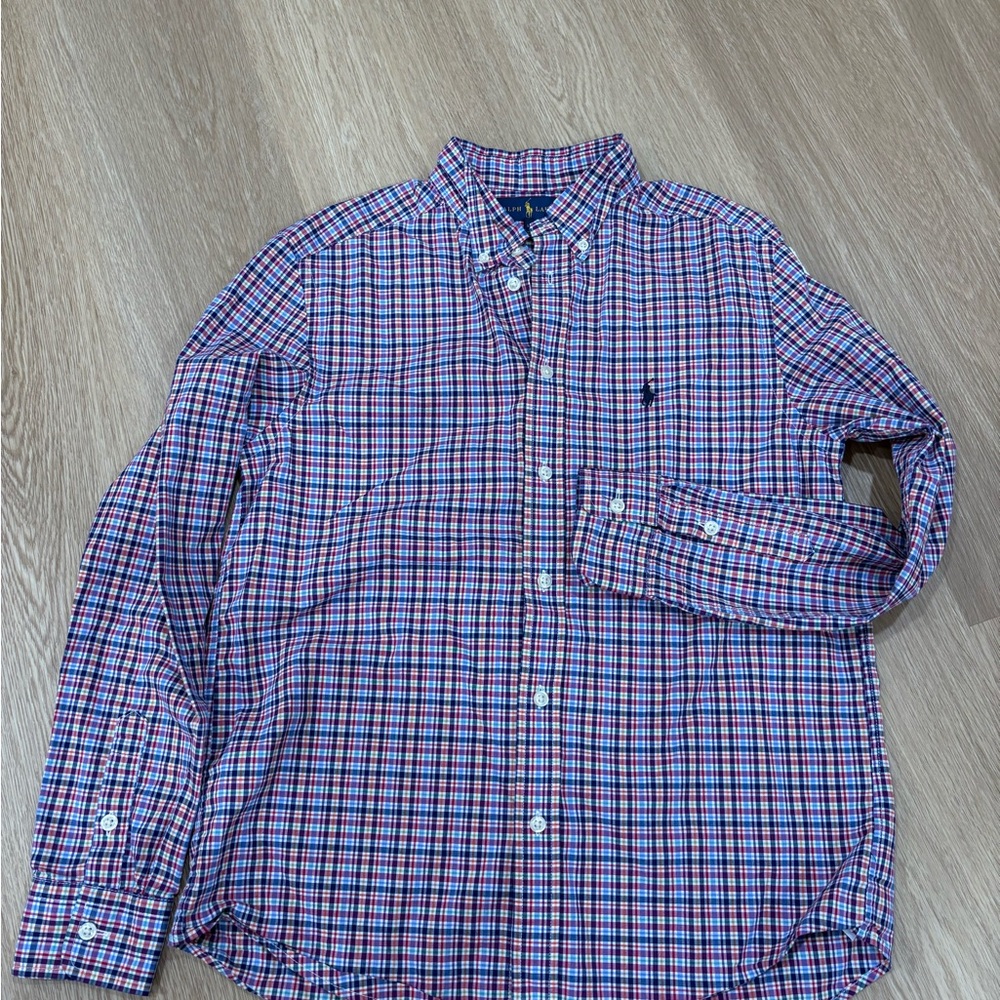 Ralph Lauren Multi Color Button Down L (14-16)